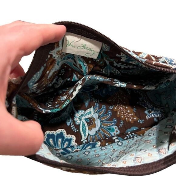 Vera Bradley Maggie Java Blue retired print handbag - Picture 7 of 10